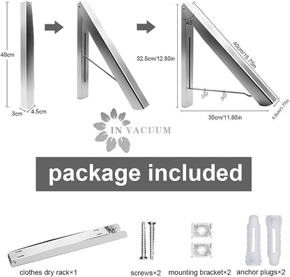 IN VACUUM Drying Racks for Laundry Foldable, Retractable Clothes Folding Indoor - Image 6