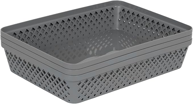 Glad Plastic Storage Basket Set - Image 5