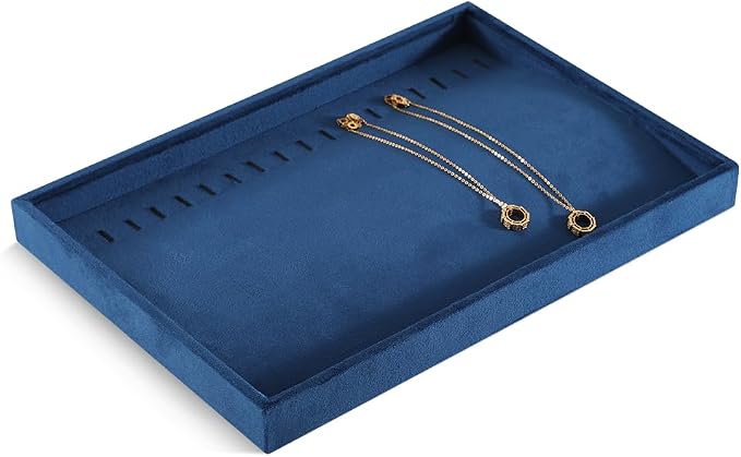 Velvet Jewelry Display Tray For Bracelet Pendant Necklace, Drawer Insert - Image 4