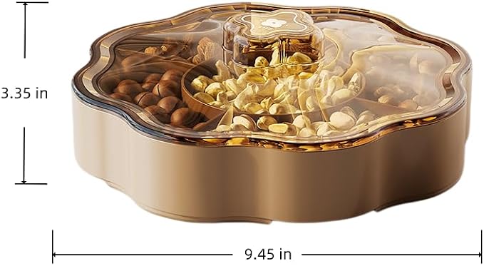 Covered compartment snack tray, suitable - Image 2