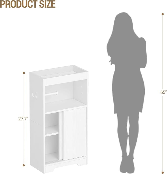 Hzuaneri Slim Bathroom Storage Cabinet, Toilet Paper Cabinet | Toilet Paper - Image 2