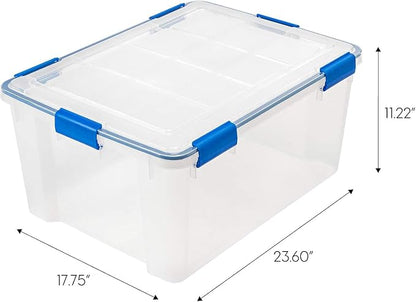 IRIS USA 3-Pack 60 Qt Storage Bins - Image 2