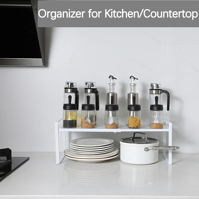 Expandable Cabinet Shelf Organizer Riser - Image 3