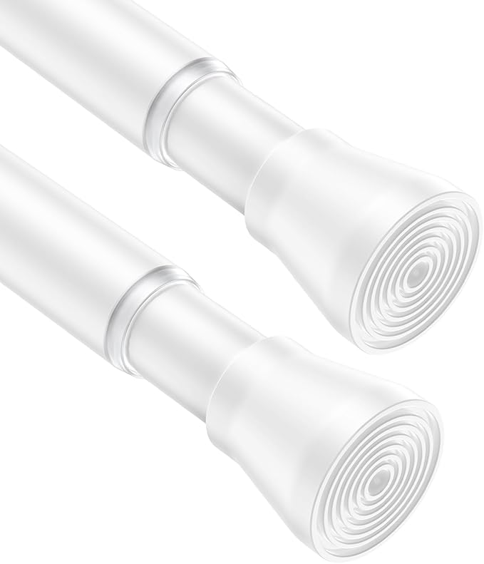 AIZESI 2pcs Spring Tension Curtain Rod 28 to 48 Inch by AIZESITENSIONROD
