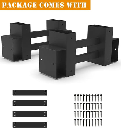 Outdoor Firewood Rack Brackets Kit - Image 7