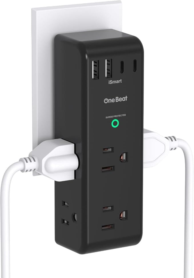 Surge Protector Outlet Extender by OneBeat