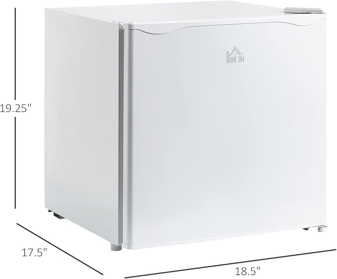 HOMCOM Mini Freezer Countertop, 1.1 Cu.Ft Compact Upright Freezer - Image 7