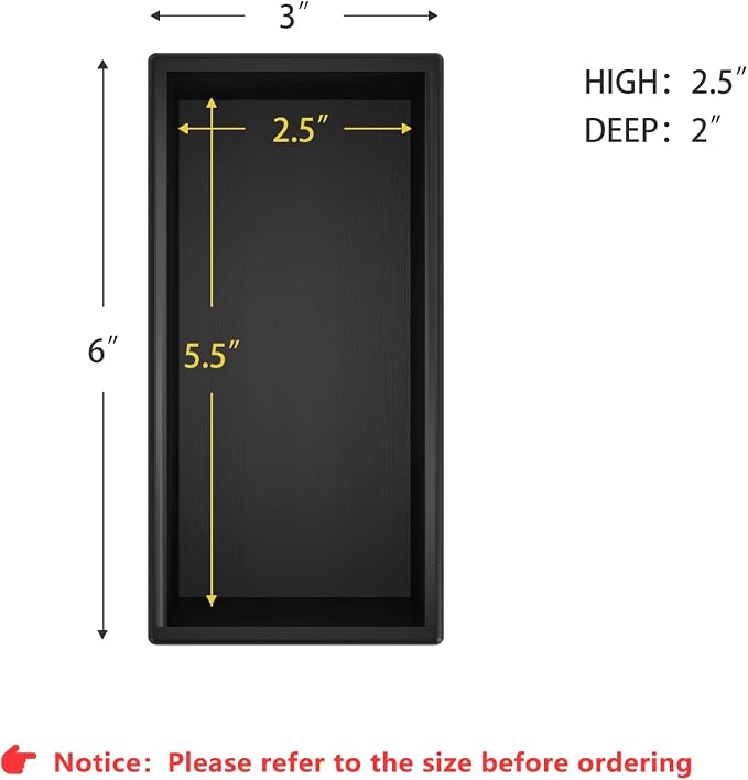Black Bamboo Drawer Organizer - Image 6