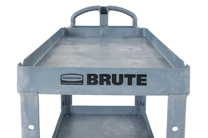 Rubbermaid Commercial Products BRUTE Heavy Duty 2-Shelf Utility/Service Cart - Image 15