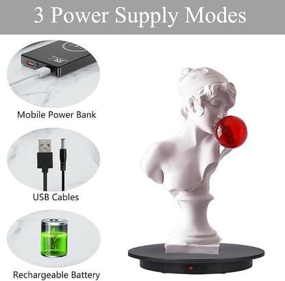 JAYEGT Motorized Rotating Display Stand, 330 Lbs Load ，360 Degree Electric - Image 4