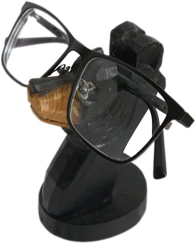 Red Dollar Handmade Wood Carved Animal Eyeglass Holder, Cute Sunglasses Display by RedDollar