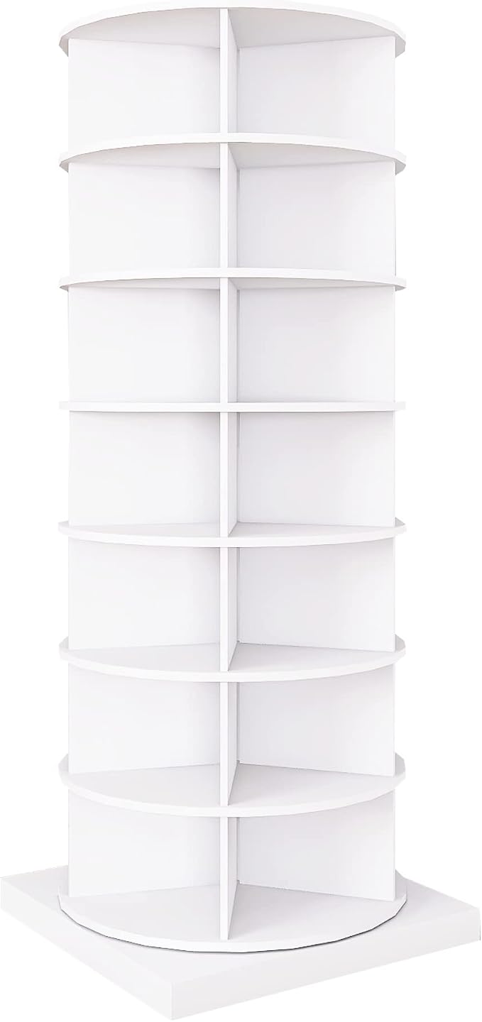 HomVent Rotating Shoe Rack, 7-Tier Spinning Shoe Rack Tower | 360° Revolving - Image 3