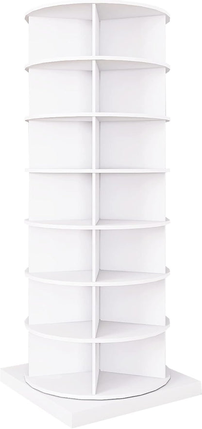 HomVent Rotating Shoe Rack, 7-Tier Spinning Shoe Rack Tower | 360° Revolving - Image 3
