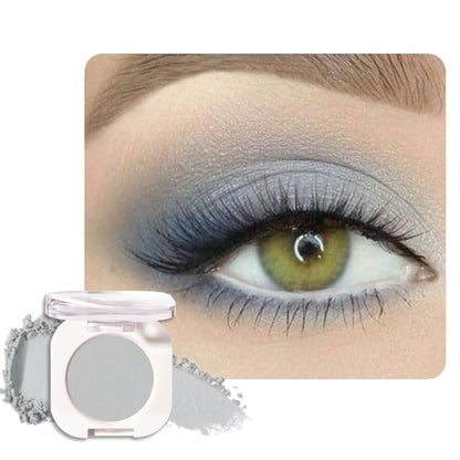 Grey Single Matte Eyeshadow Makeup, Neutral Powde Eye Shadow by HHLTOH