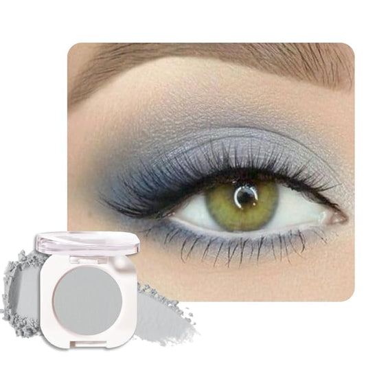 Grey Single Matte Eyeshadow Makeup, Neutral Powde Eye Shadow by HHLTOH