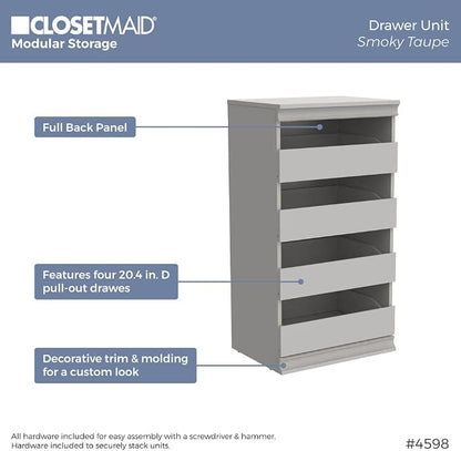 ClosetMaid 4598 Modular Storage Stackable Unit - Image 5