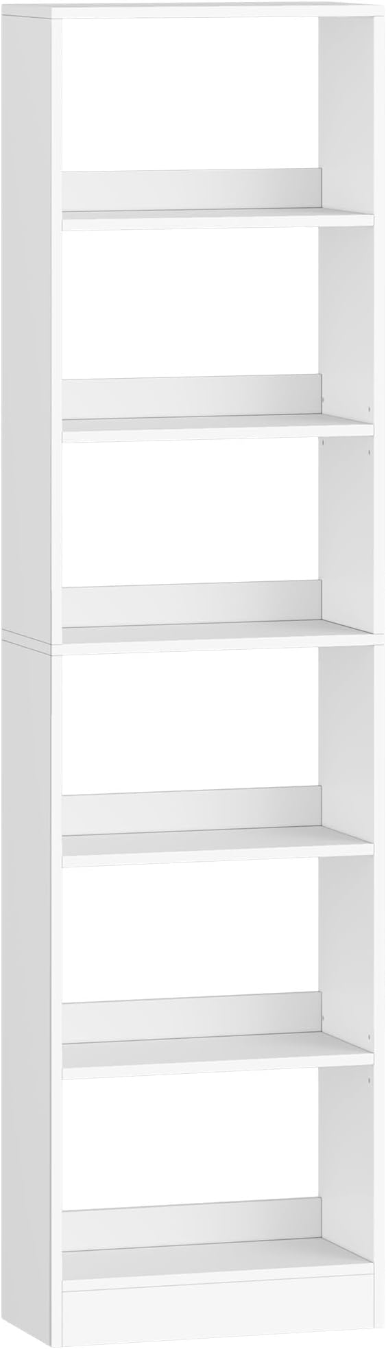 Hzuaneri Bookcase, Tall Narrow Bookshelf, Open Display Storage Shelf | Skinny - Image 9