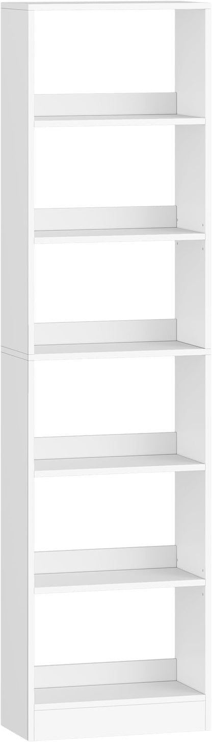Hzuaneri Bookcase, Tall Narrow Bookshelf, Open Display Storage Shelf | Skinny - Image 9