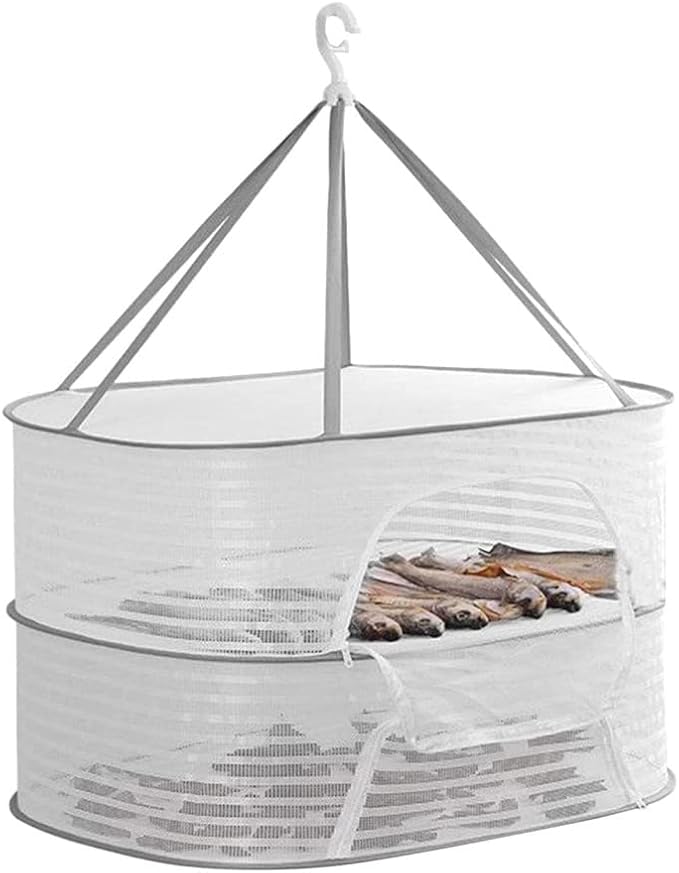 Primst Foldable Drying Fishing Net, Hanging Drying Net Rack Clothes Dry Basket by PRIMST