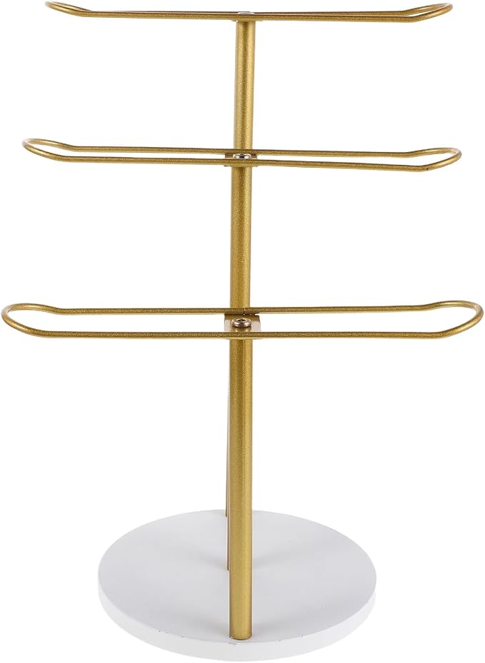 Headband Holder Organizer Stand Metal 3-Tier Hairband Display Rack Hair Hoop by Unknown