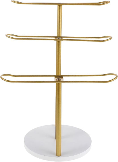 Headband Holder Organizer Stand Metal 3-Tier Hairband Display Rack Hair Hoop by Unknown