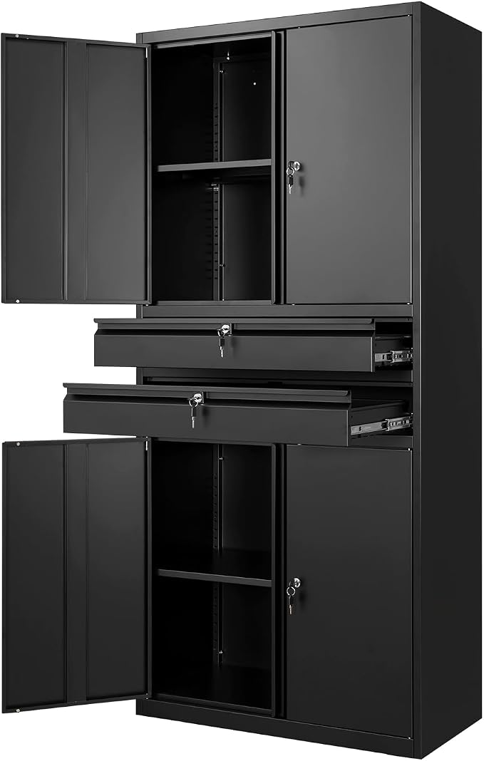 Metal Garage Storage Cabinet by Yizosh