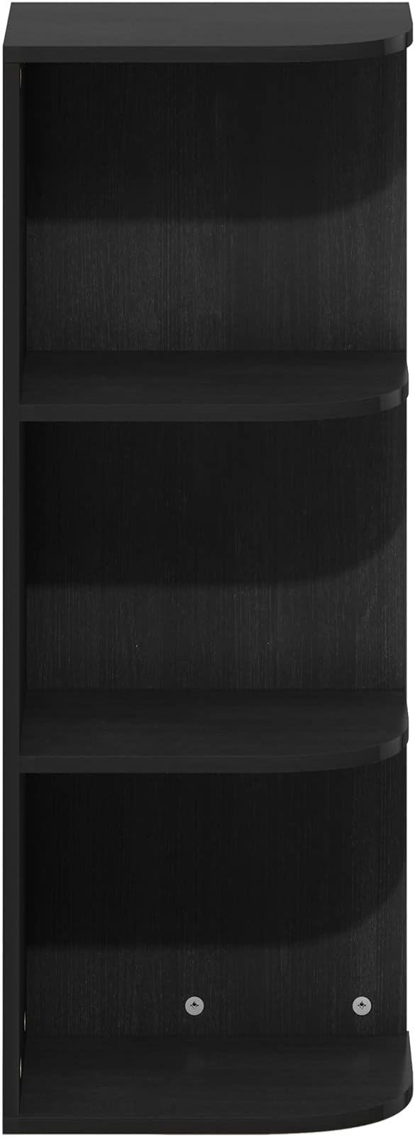 Furinno PASIR Book Shelf, 3-Tier Corner Bookshelf, Open Shelves Bookcase 9.3 x - Image 6