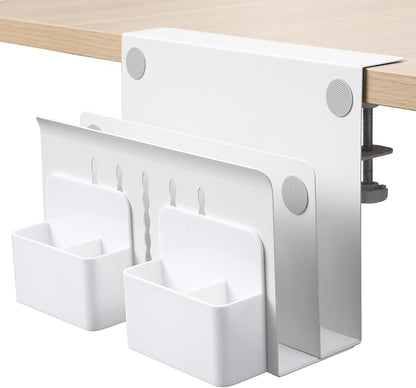 MAXECHO Desk Side Storage, Under Desk Laptop Mount, Table Side Hanging File by MAXECHO