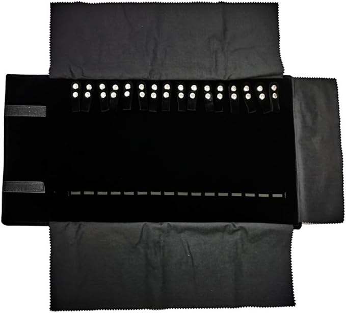 Velet Travel Jewelry Case Roll Bag Organizer - Image 8