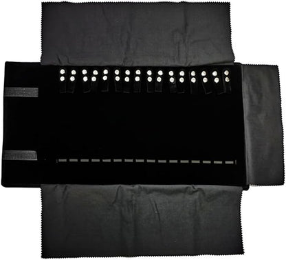 Velet Travel Jewelry Case Roll Bag Organizer - Image 8