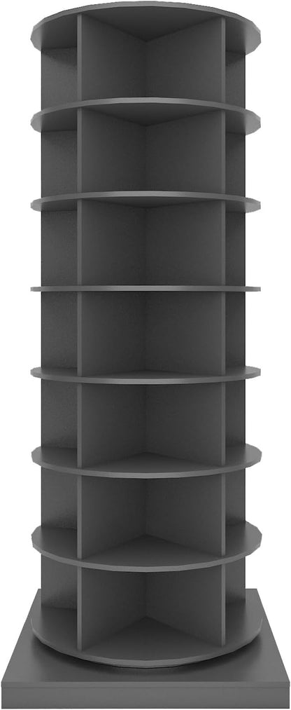 7-Tier Rotating Shoe Rack 360° Revolving Shoe Storage Organizer Free Standing - Image 9