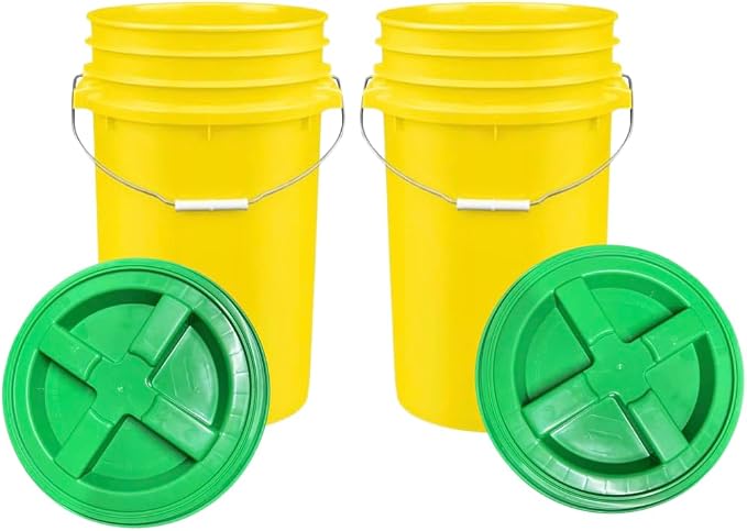 House Naturals Plastic Food Grade Made in USA Bucket by House+Naturals