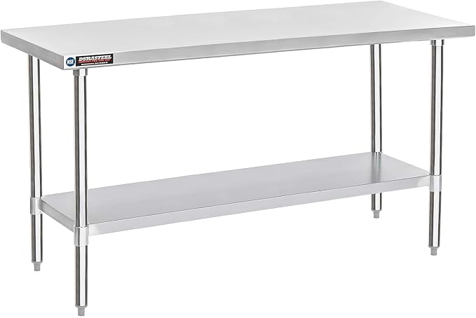DuraSteel 24x72 Stainless Steel Work Table by DuraSteel