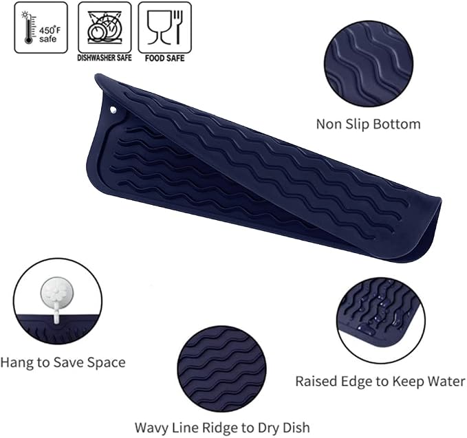 Silicone Dish Drying Mat for Multiple Usage, Easy clean, Eco-friendly, - Image 3