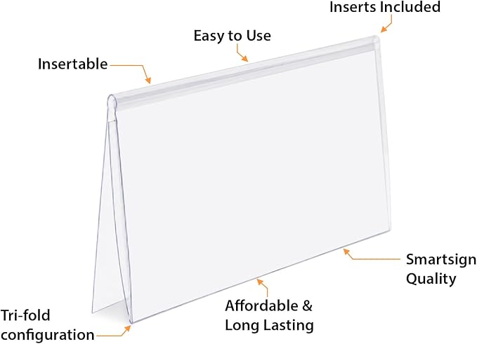 SmartSign Clear Tri-Dex Label Holder - Image 3