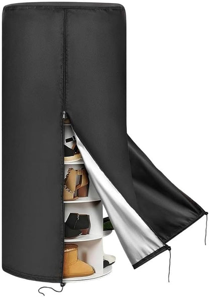 Waterproof Rotating Shoe Rack Tower Cover by Unknown