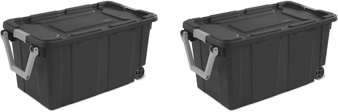Extra Large Storage Bin, 40 Gallon Wheeled Plastic Storage Container - Image 8