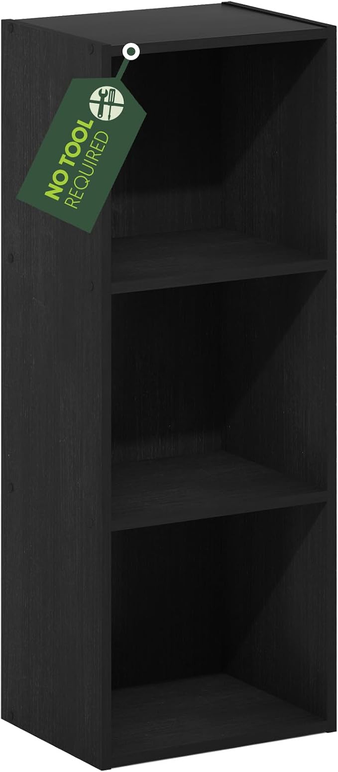 Furinno PASIR Book Shelf, 3-Tier Open Shelves Bookshelf, by Furinno-FitsYourSpaceFitsYourBudget