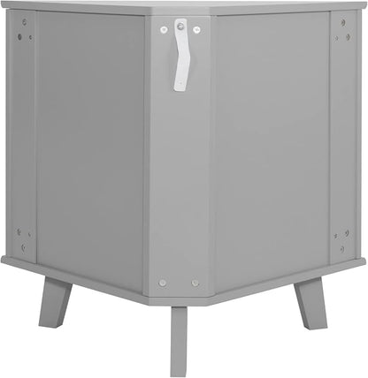 Scurrty 32'' Corner Shelf Stand, Small Corner Table Sideboard Cabinet - Image 7