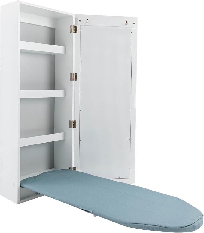 Wall Mounted Ironing Board Cabinet, Foldable Hanging Ironing Board - Image 2