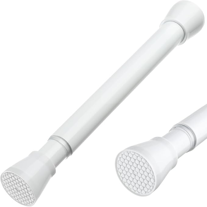 MEXAU Tension Curtain Rod for Windows 16 to 26 In by MEXAUSPRINGCURTAINRODS