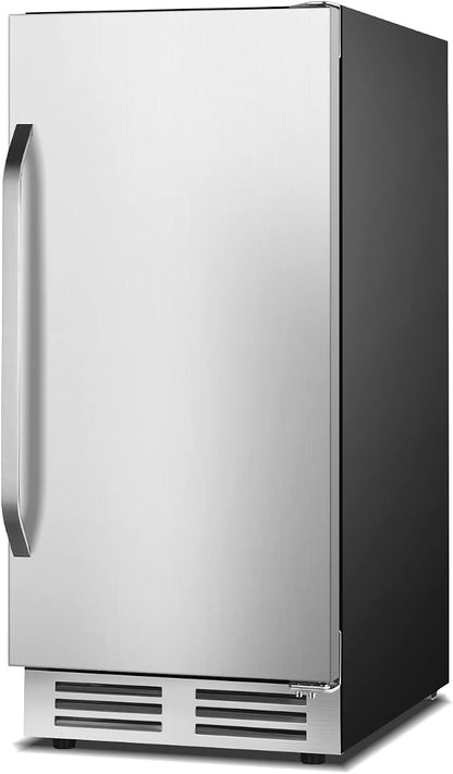 15 Inch Outdoor Beverage Refrigerator Cooler, Stainless Steel 127 Cans Beverage by Velieta-SpecialistinFridge