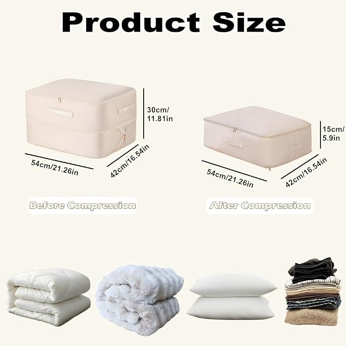 Ultra Space Saving Self Compression Organizer, 2025 New Large Capacity Storage - Image 2
