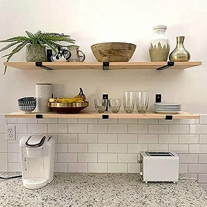 Shelf Bracket, Heavy Duty Floating Shelf Brackets 10-Inch Long - Image 7