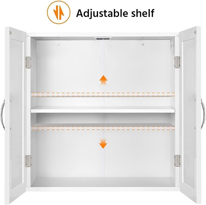 Yaheetech Wall Mounted Bathroom Storage Cabinet - Image 5