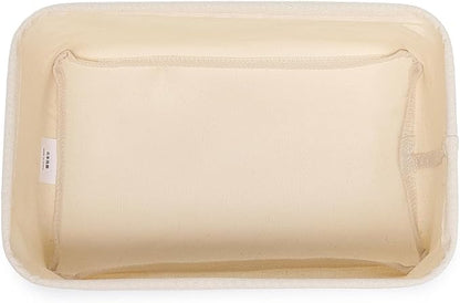 Foldable Storage Bins with Lids Cotton Canvas Rectangular Storage Box Ideal - Image 8