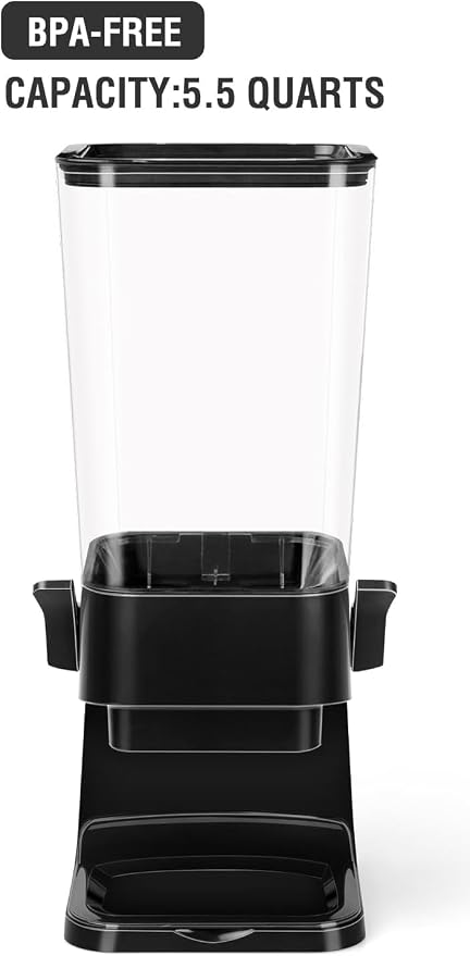 Cereal Dispenser Countertop 3pcs, 5.5L Cereal Containers Storage Dispenser - Image 6