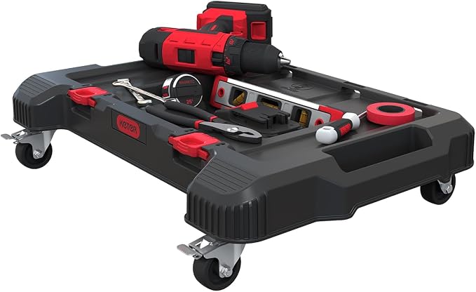 Keter Stack-n-Roll Dolly – Heavy-Duty Rolling Base Cart - Image 9
