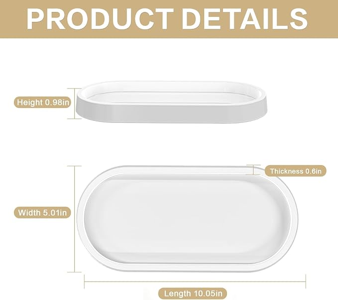 Bathroom Tray, Vanity Tray, Perfume Tray - Image 4