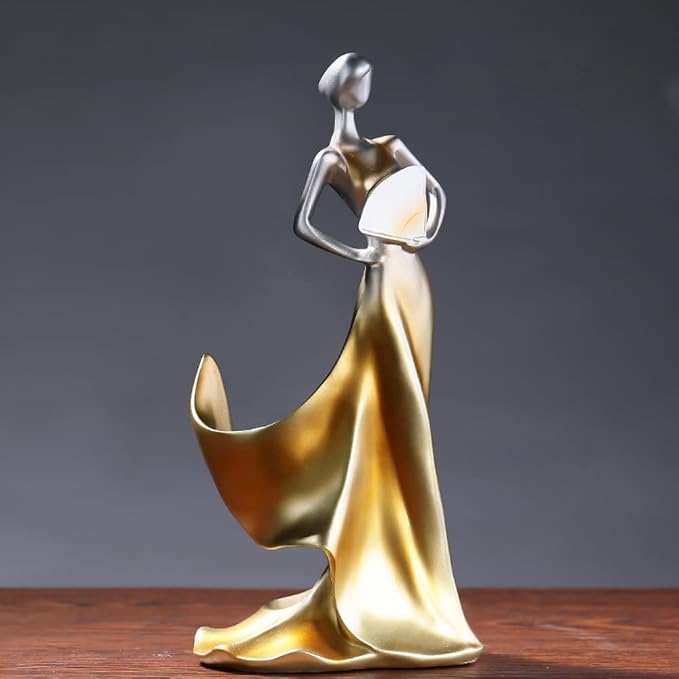 Artpaul Wine Bottle Holder Beauty Lady Statue Wine Bottle Stand Lady Wine Rack - Image 8